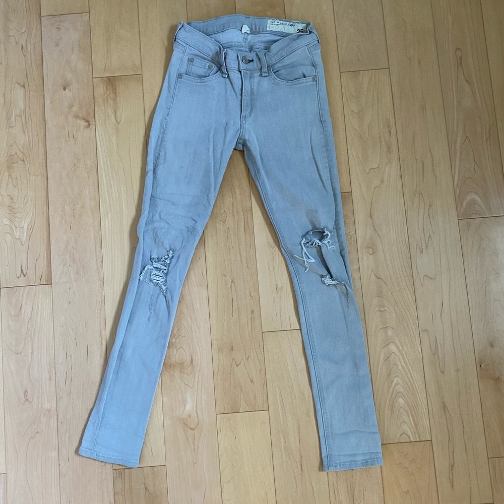 Rag and bone gray jeans
